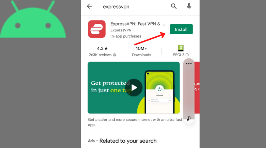 install expressvpn android app