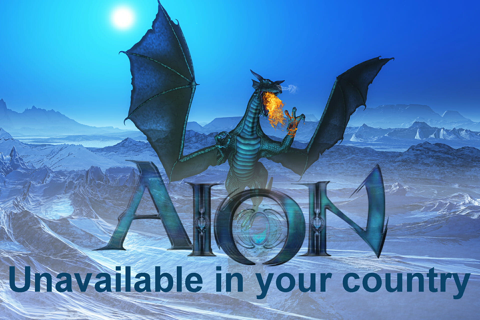 AION error this program is unavailable in your country