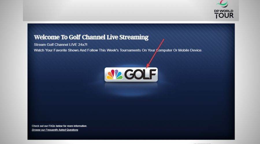 clicking golf logo