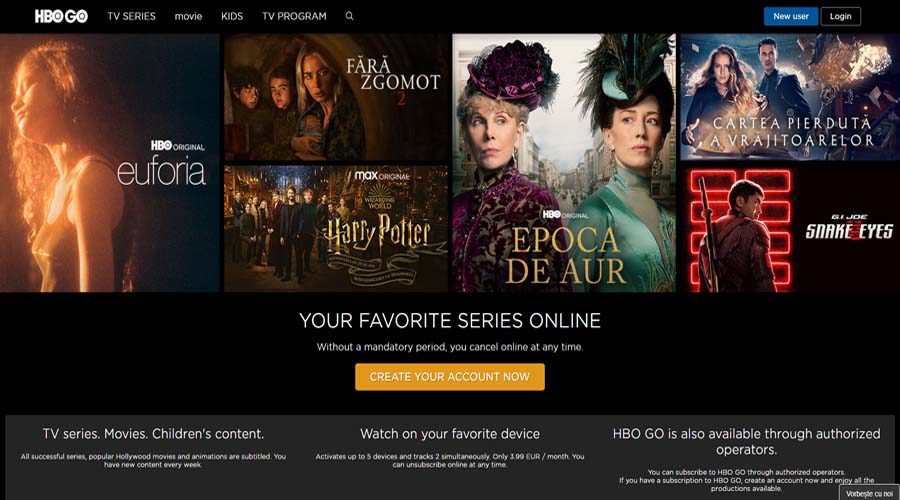 Hbo go website hot sale