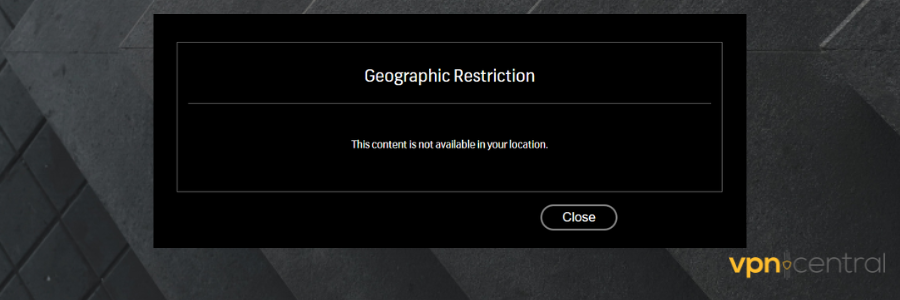 NBC geo-restriction