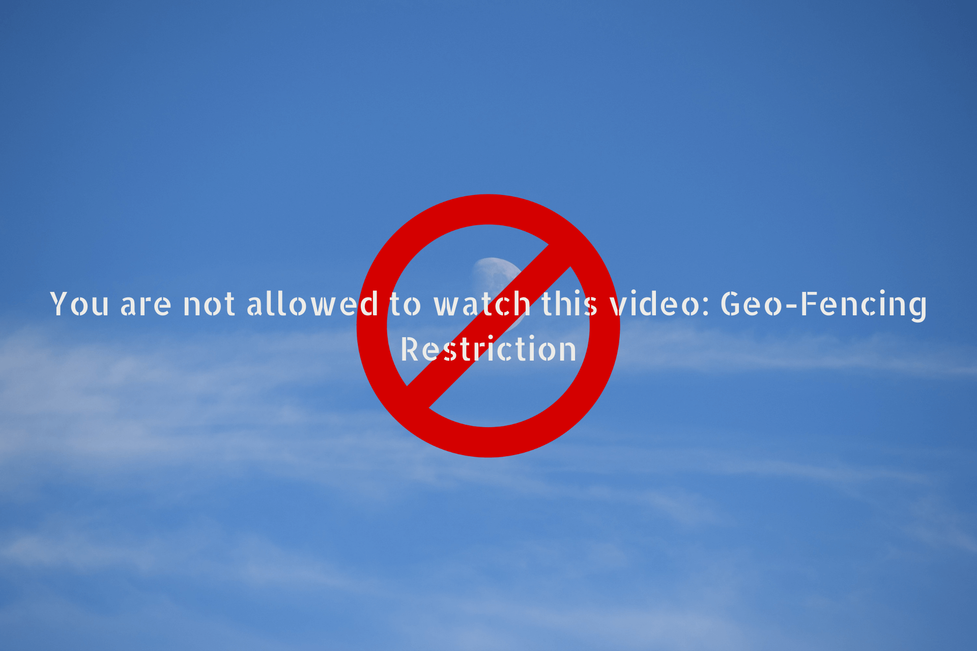 Fix You are not allowed to watch this video Geo-Fencing Restriction