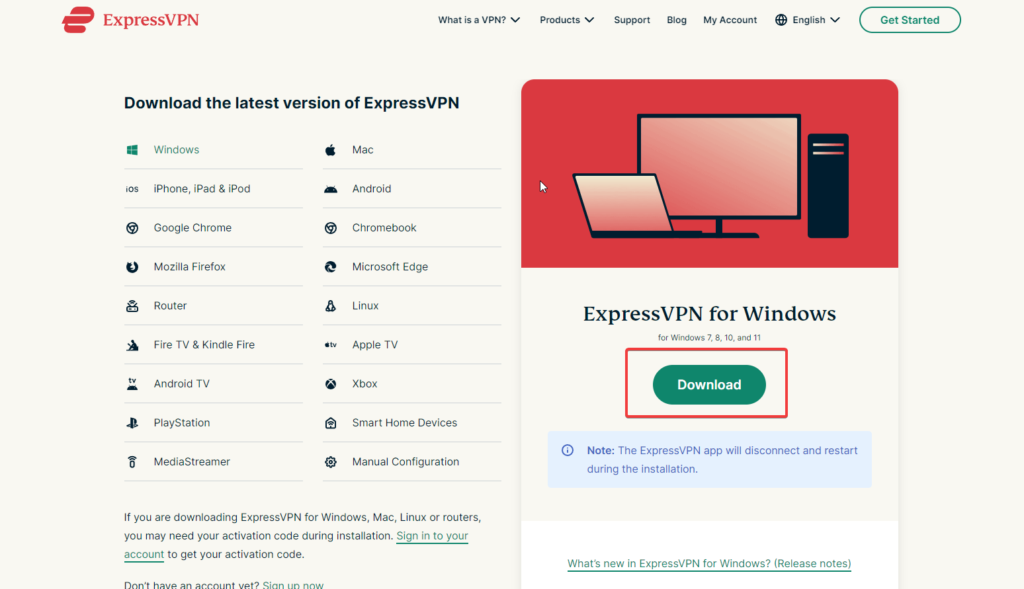 Download expressvpn