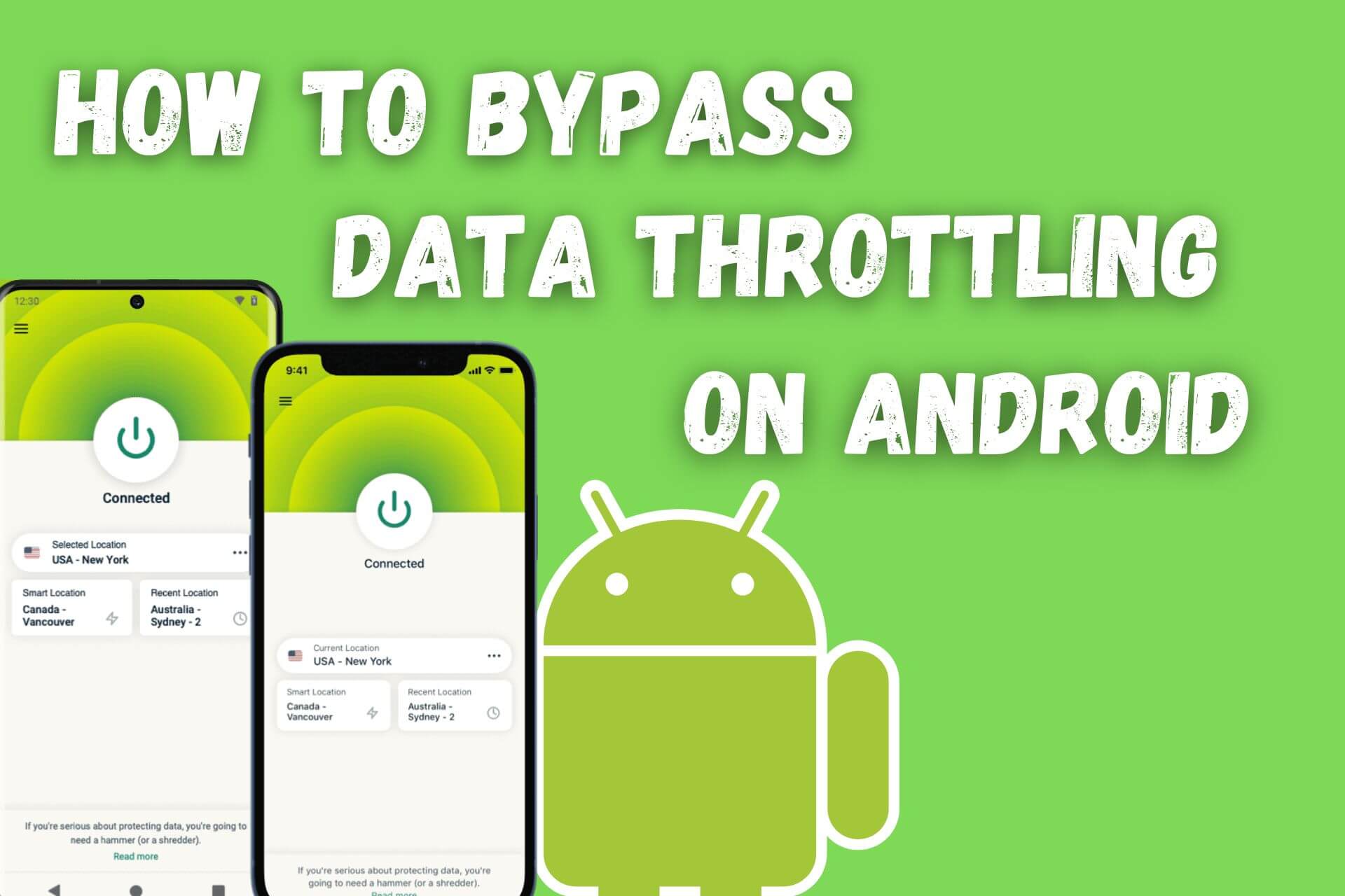 how to bypass data throttling on android