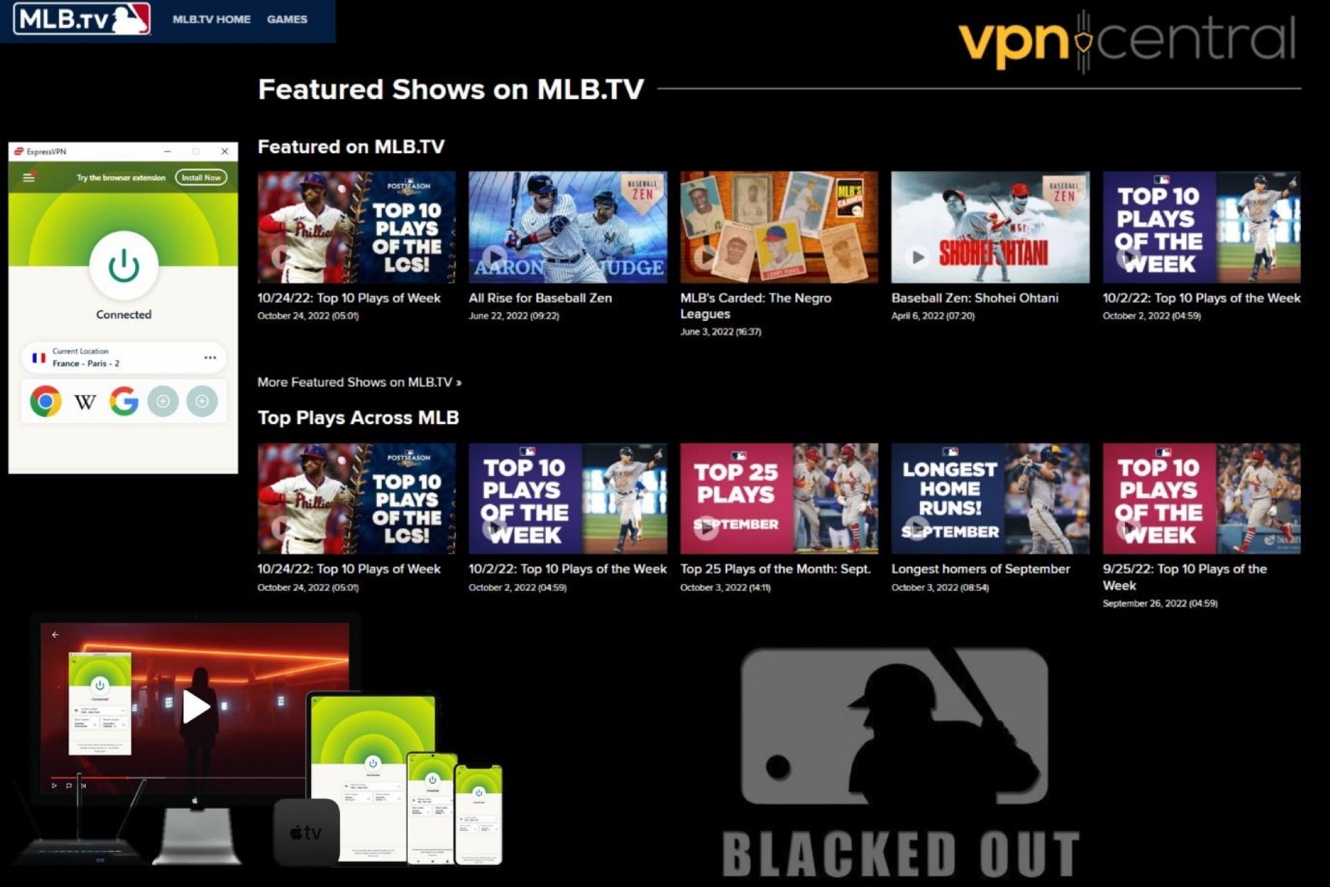 mlb game blocked in your area