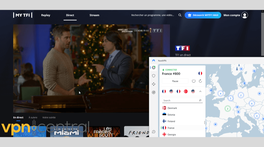 Watch TF1 outside France with NordVPN