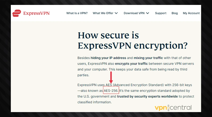 expressvpn encryption