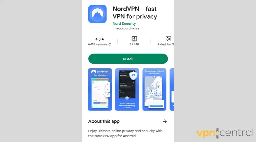 Download NordVPN for Android