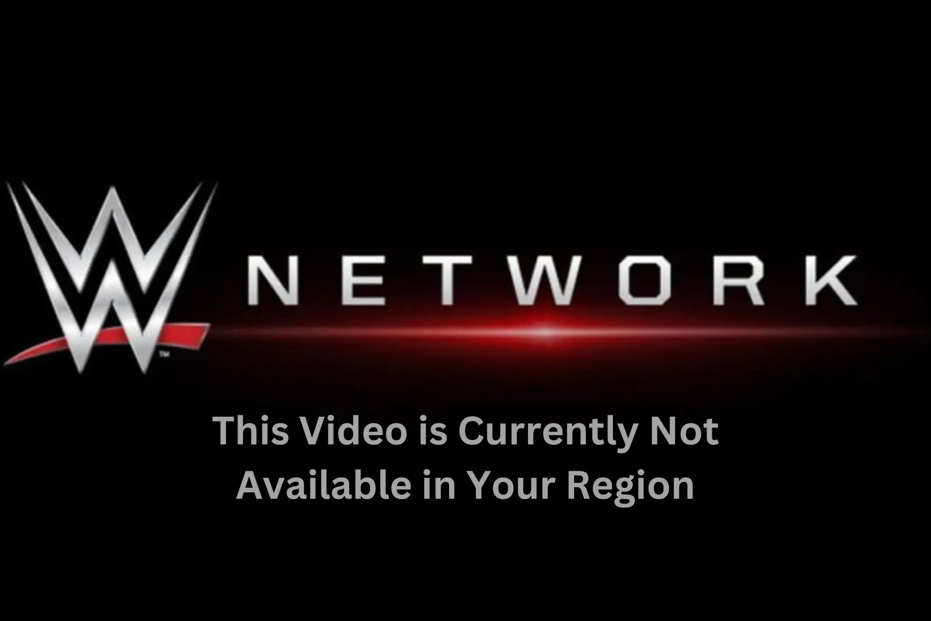 wwe This Video is Currently Not Available in Your Region
