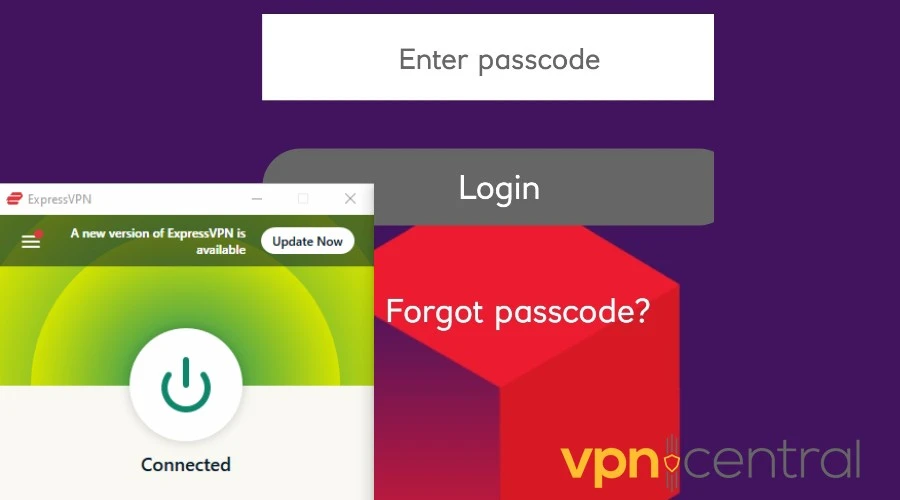 VPN to secure bank account