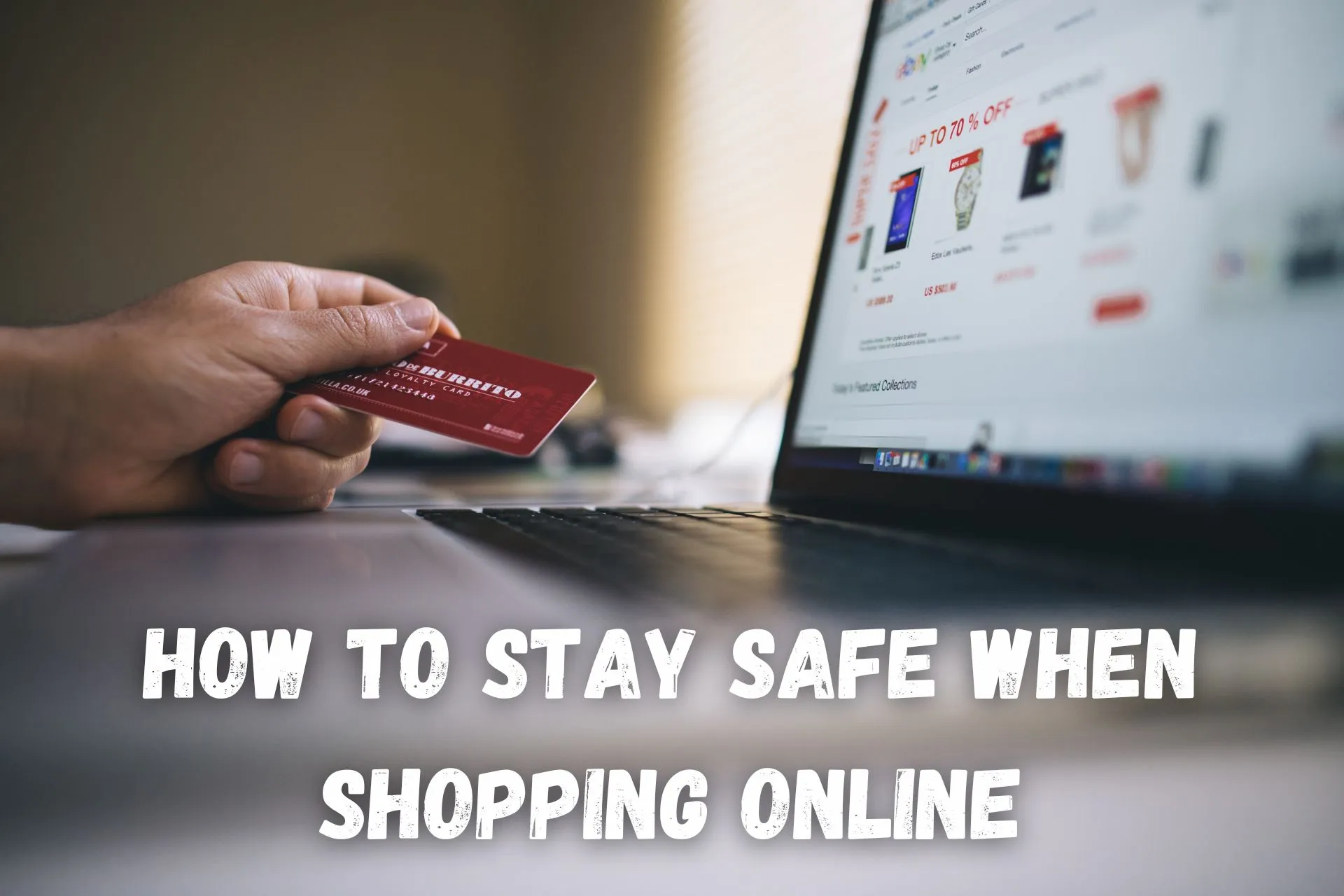how to stay safe when shopping online
