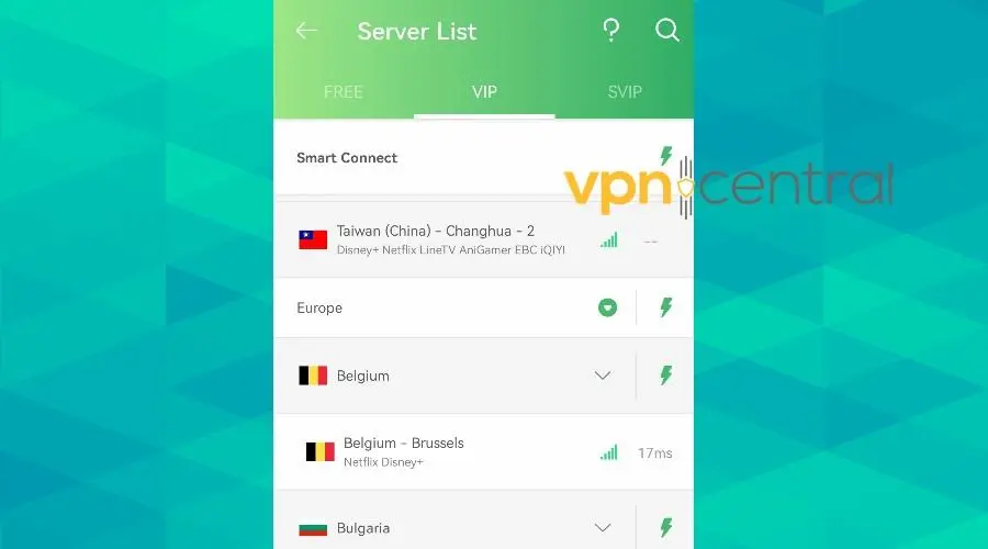 pandavpn pro vip server locations