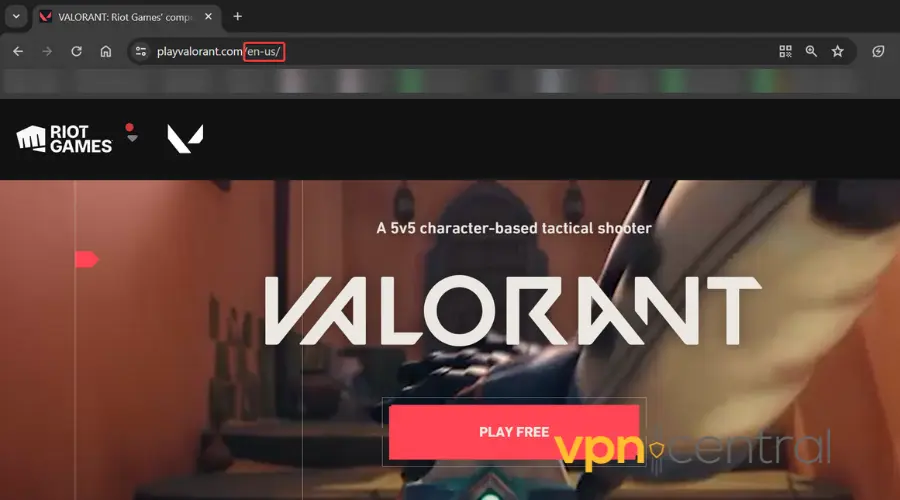 valorant region change with vpn connected