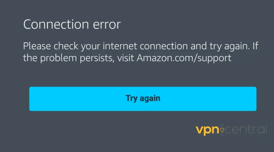 vpn not working on kindle fire