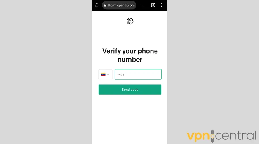 OpenAI phone verification