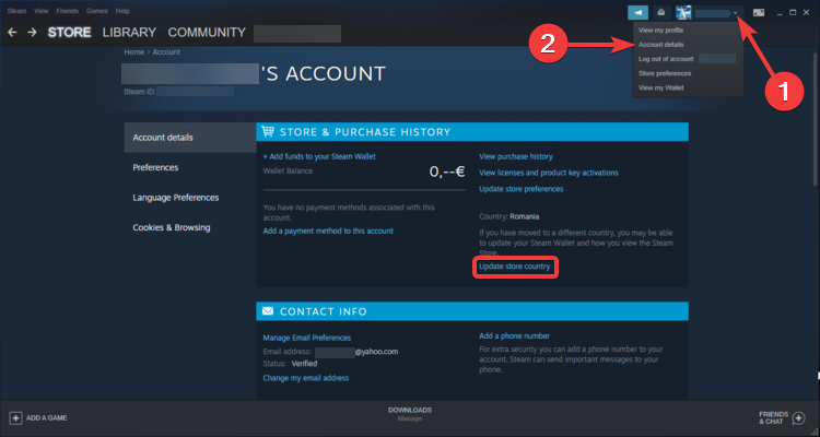 steam update store country