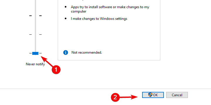 windows updates never notify