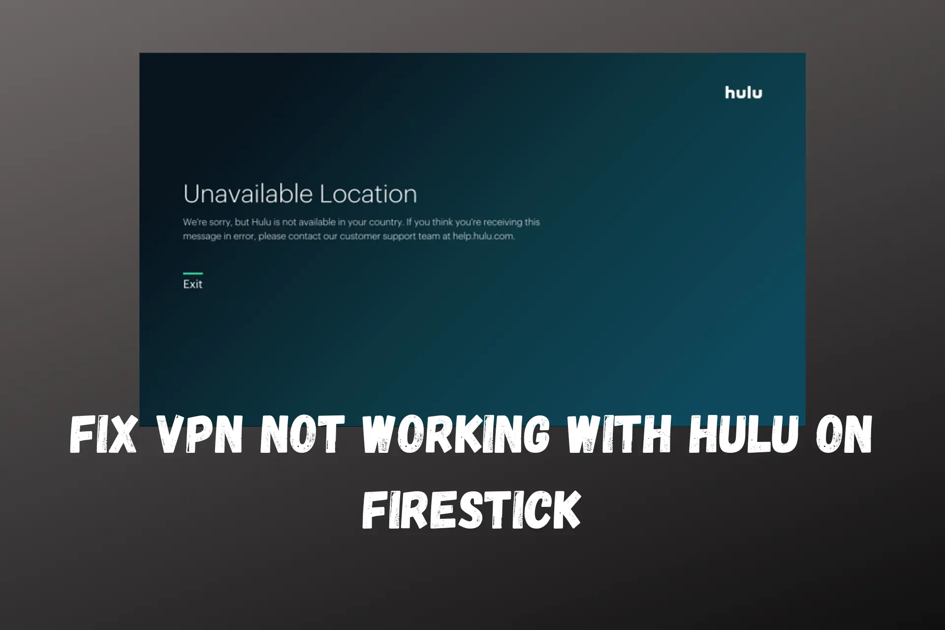 vpn not working with hulu on firestick