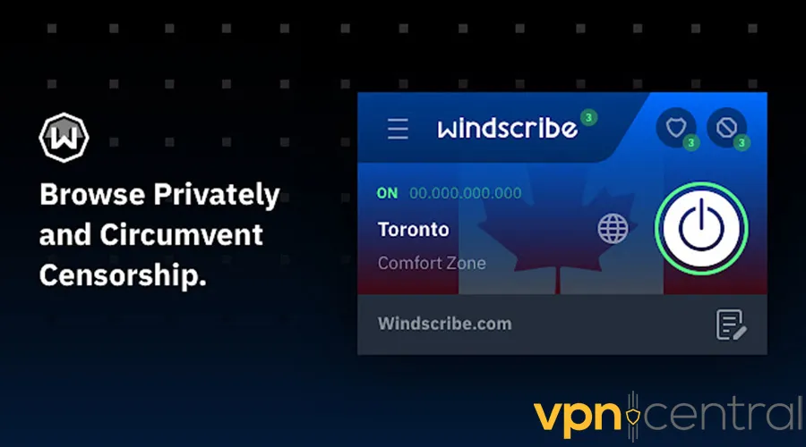 WindScribe Extension