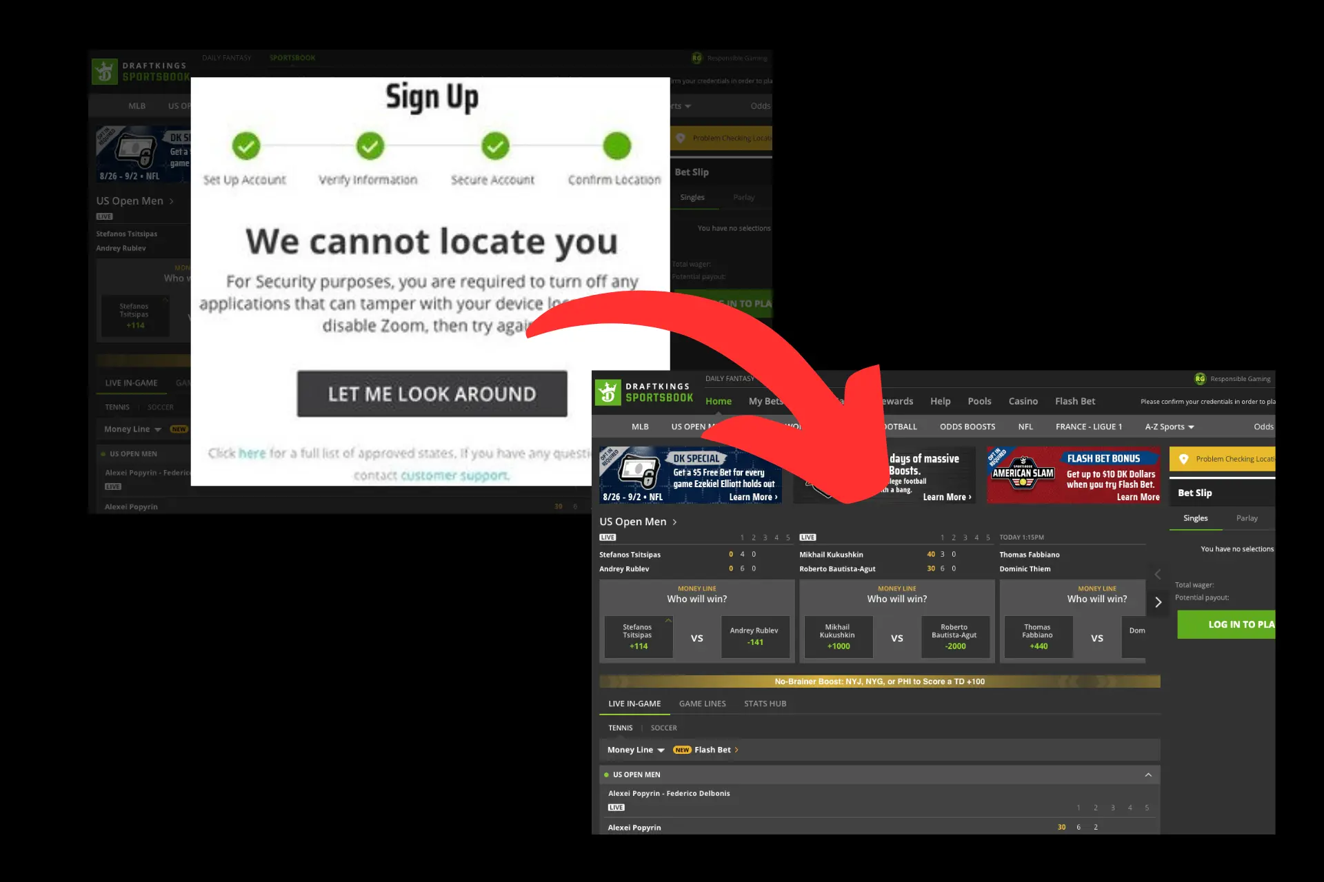 DraftKings not Working with VPN? Try These Easy Fixes!