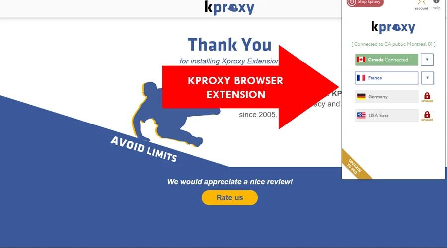 kproxy browser extension