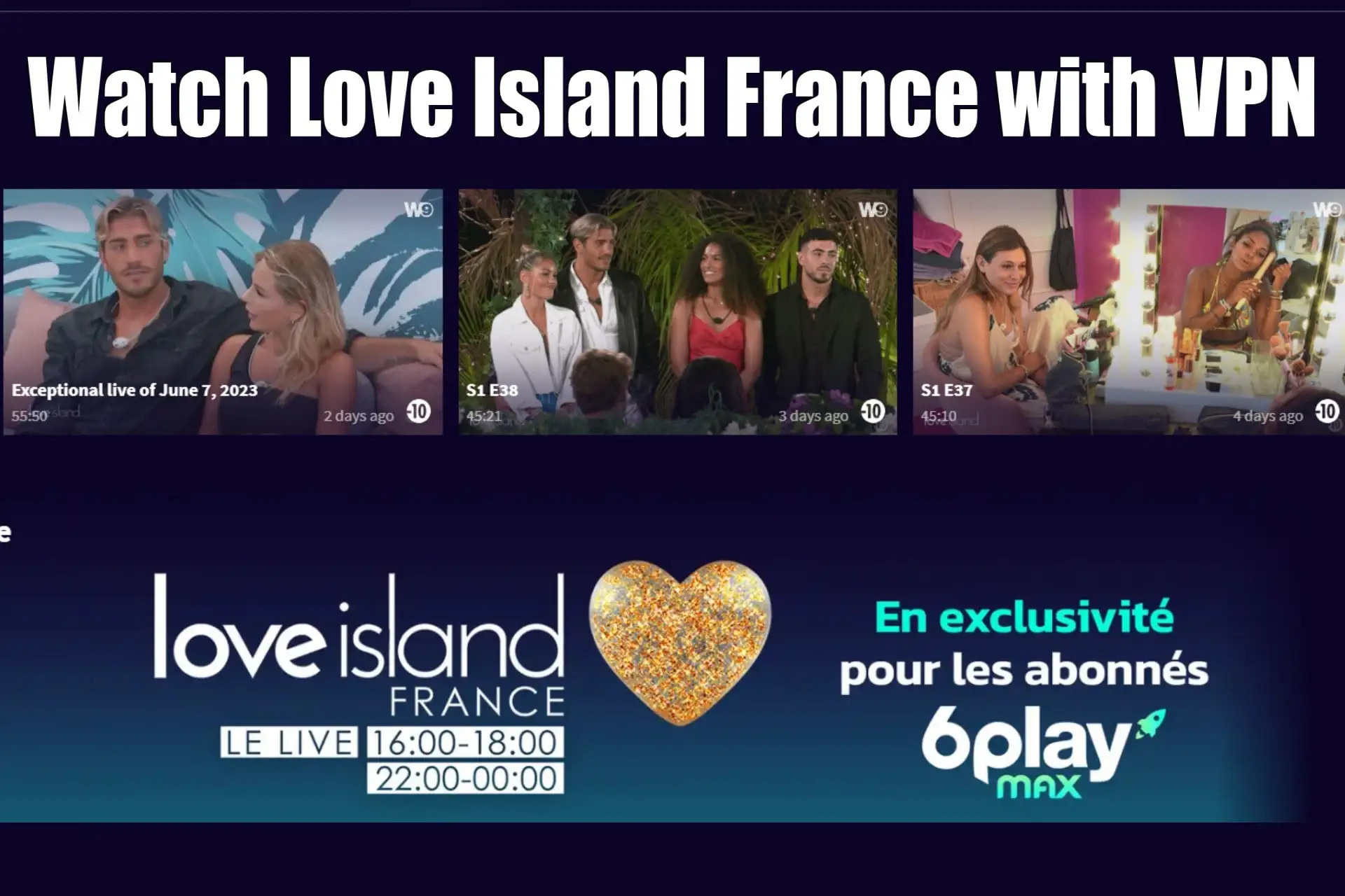 Watch Love Island France 2023 Abroad