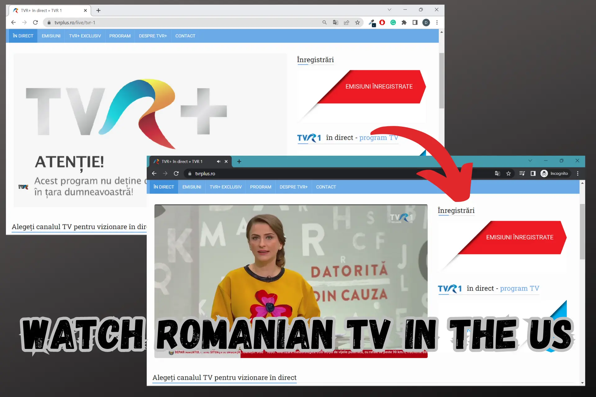 watch romanian tv in the us