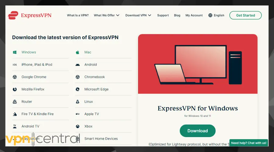 download expressvpn