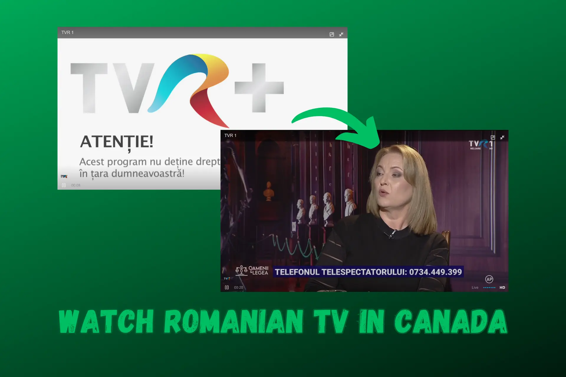 Watch Romanian TV in Canada