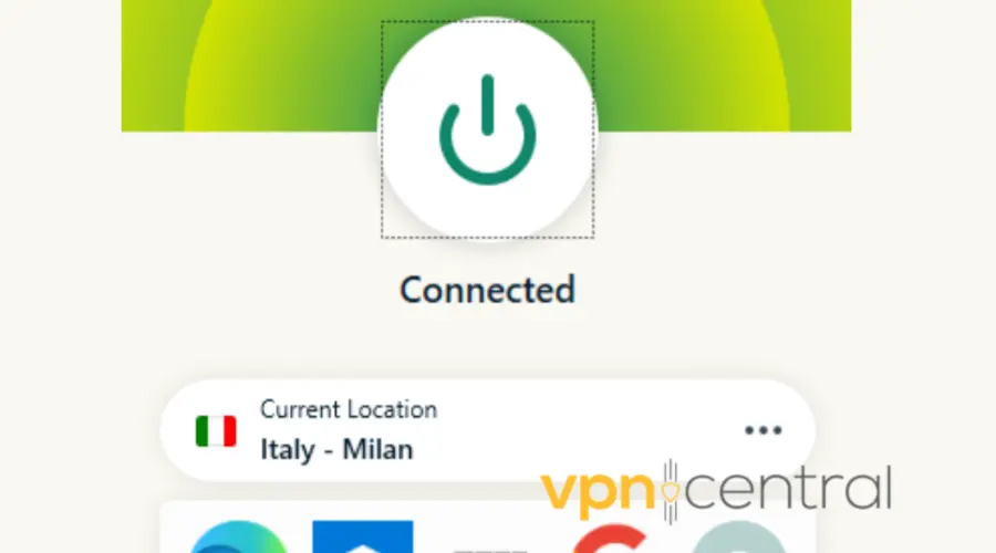 Expressvpn Connect to Italian server