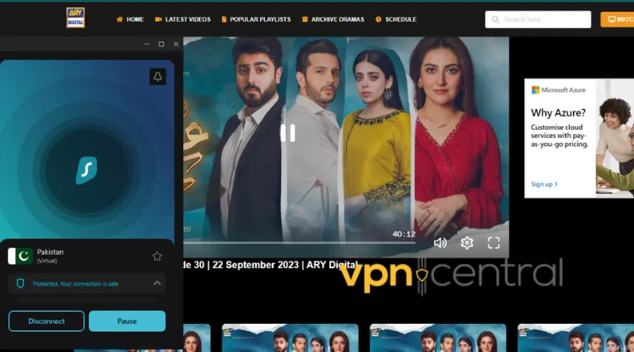 Surfshark unblocks Pakistani TV