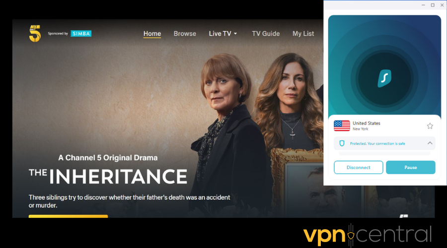 american tv working with vpn