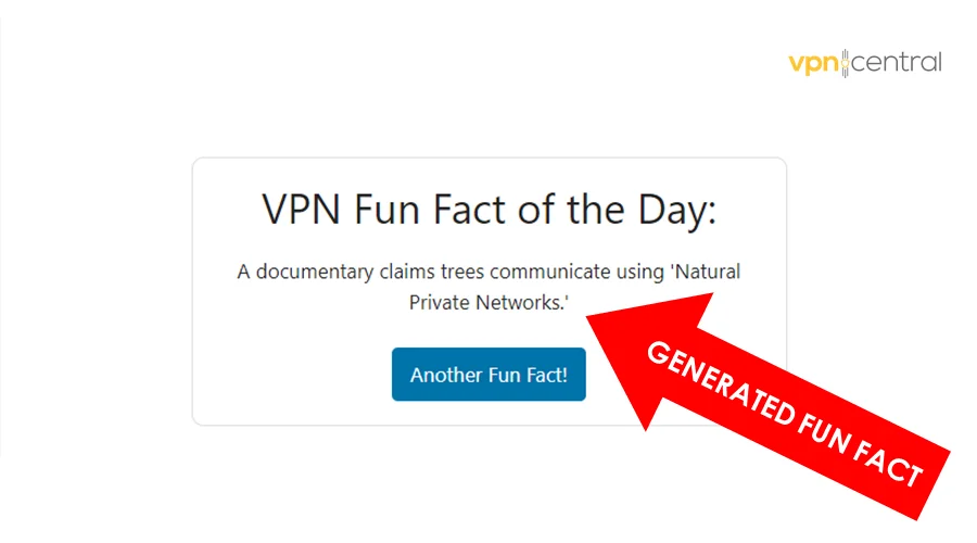 generate vpn fun fact