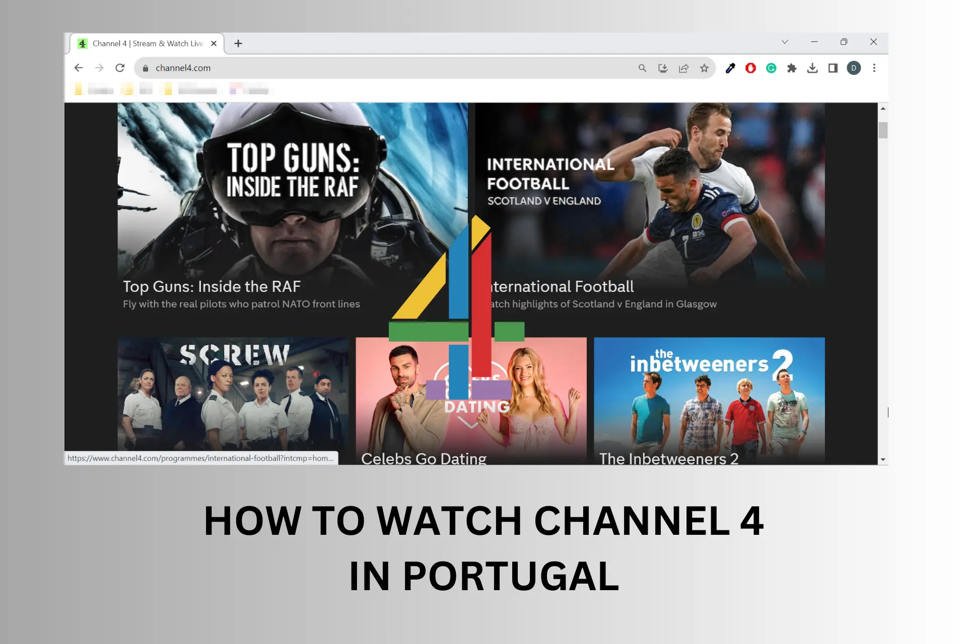 how to watch channel 4 in portugal