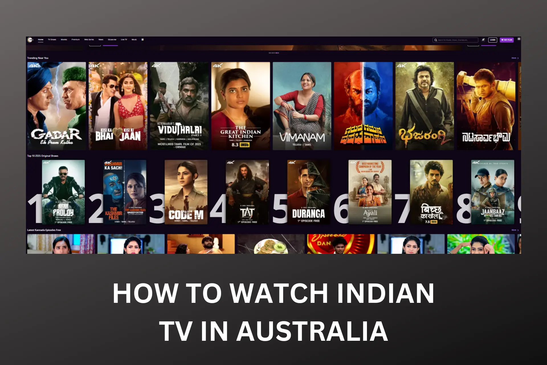 how to watch indian tv in australia