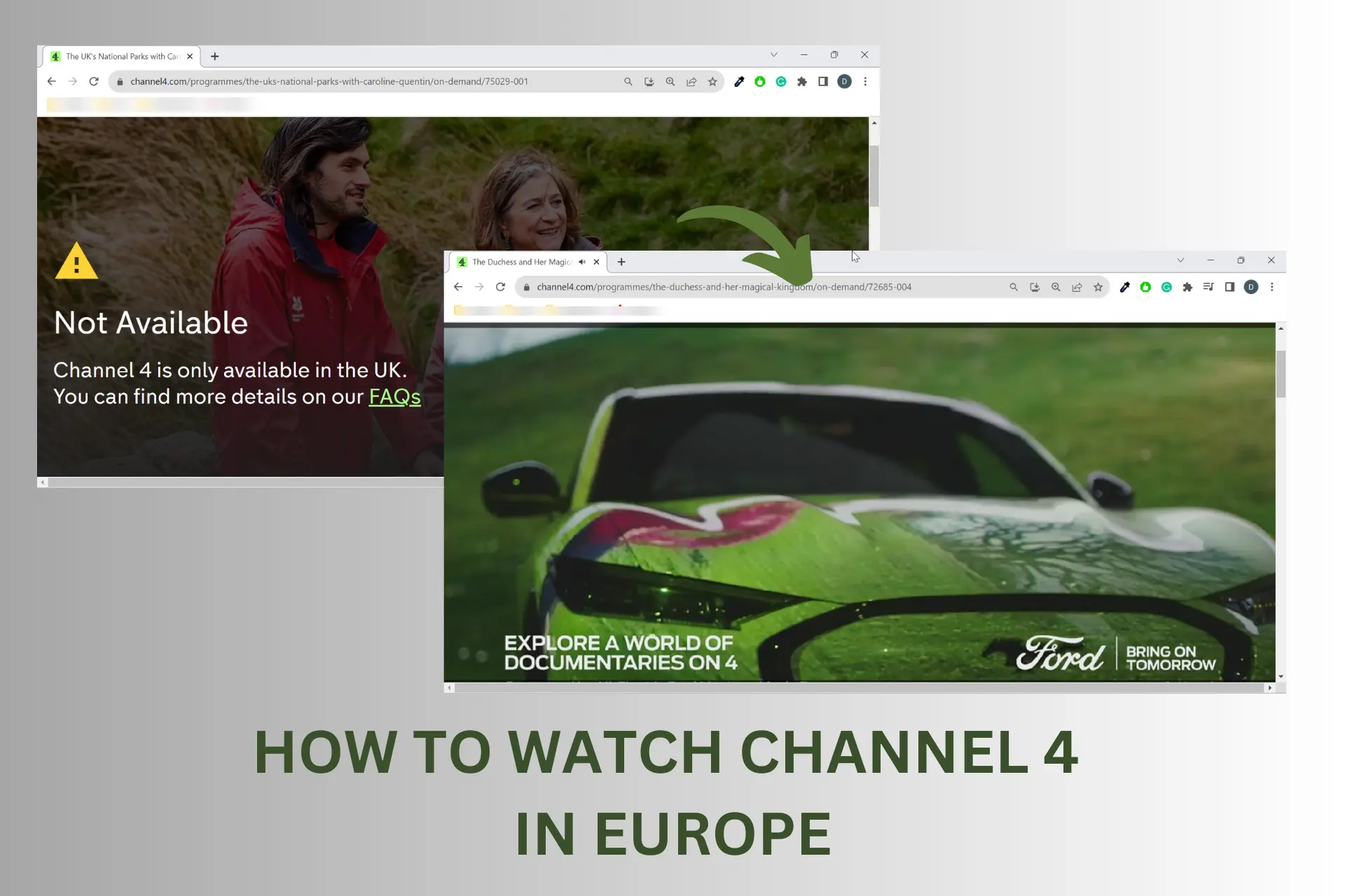 watch channel 4 in europe