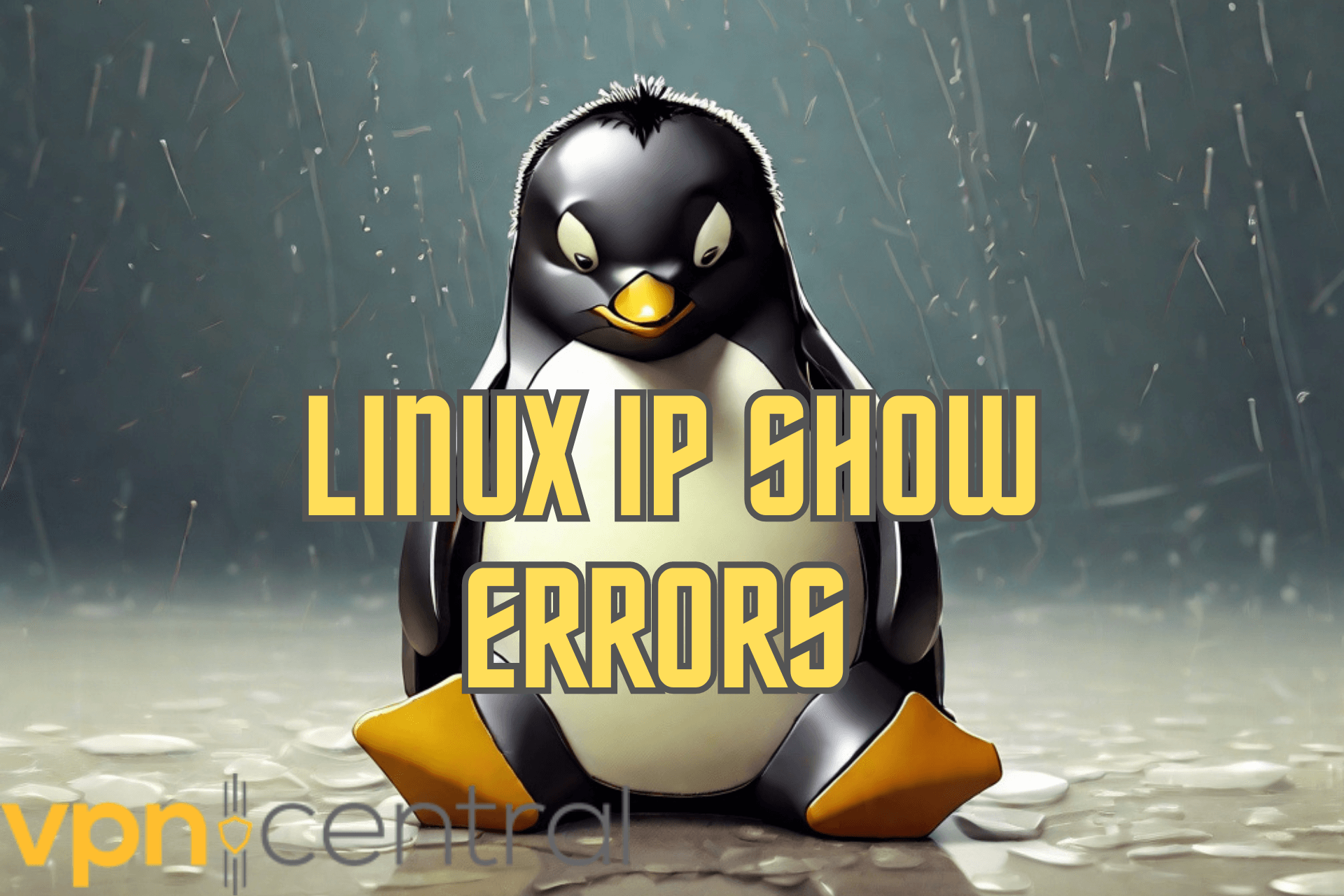 Linux IP show errors