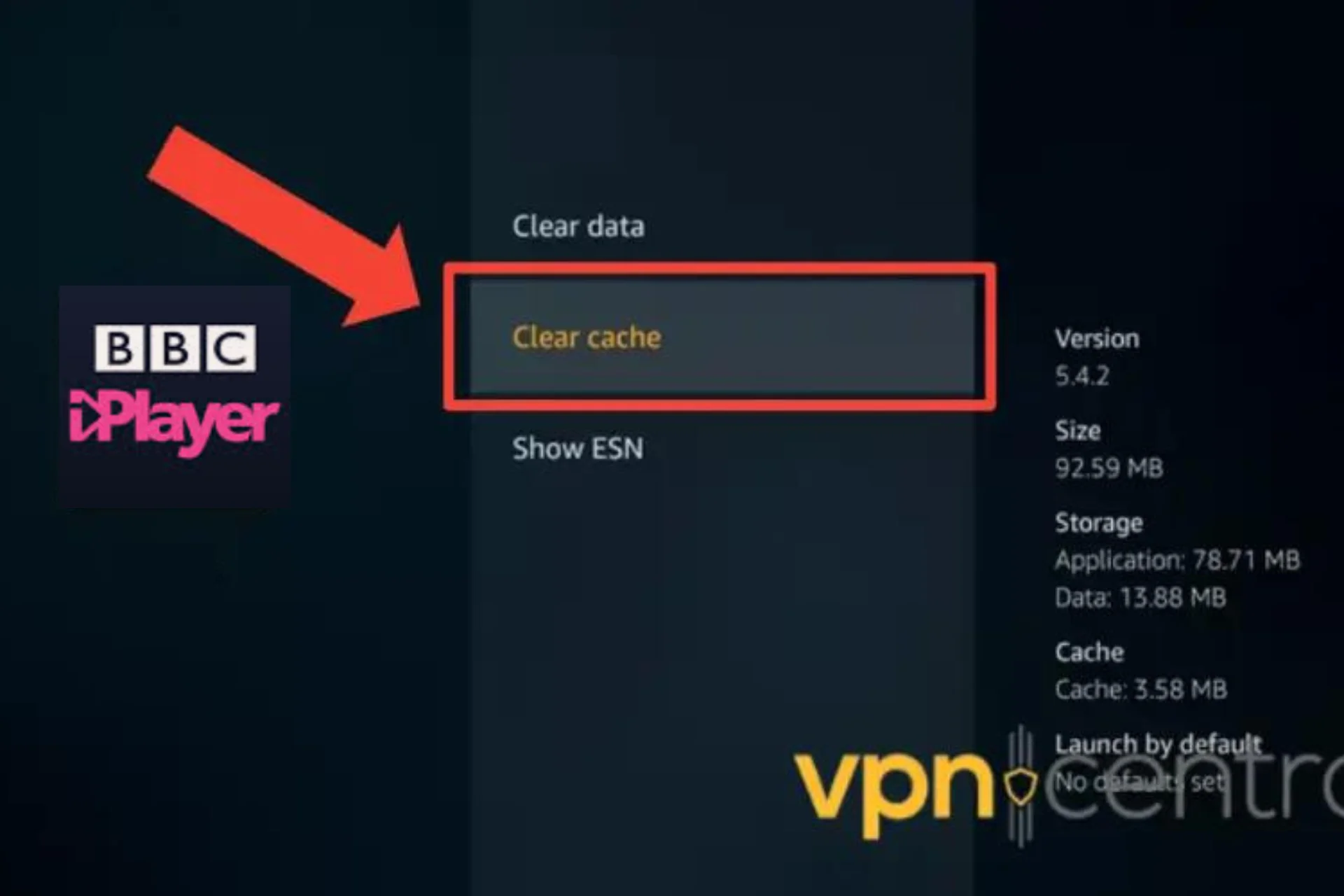 amazon fire clear bbc iplayer cache