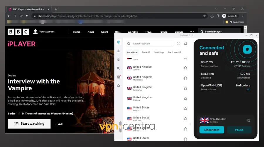 bbc iplayer unlocked in barbados with surfshark vpn