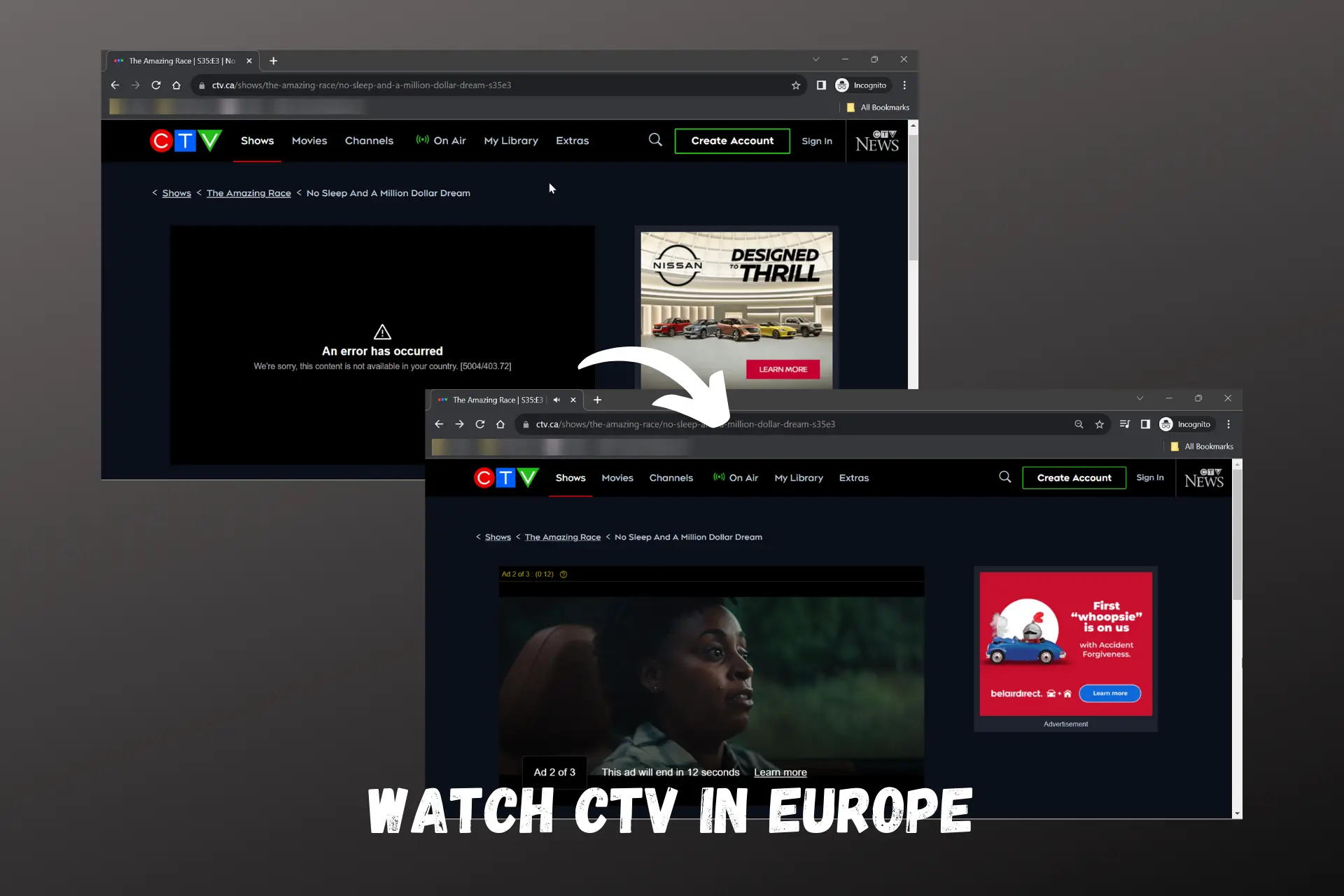 Can I Watch CTV in Europe? Here’s How to Unblock It Quickly