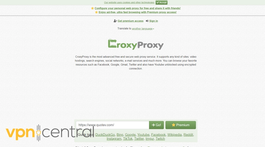 croxyproxy quotev