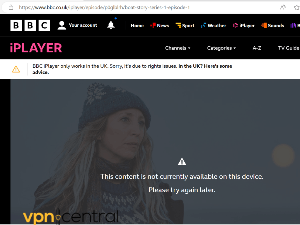 BBC iPlayer not working from Hong Kong