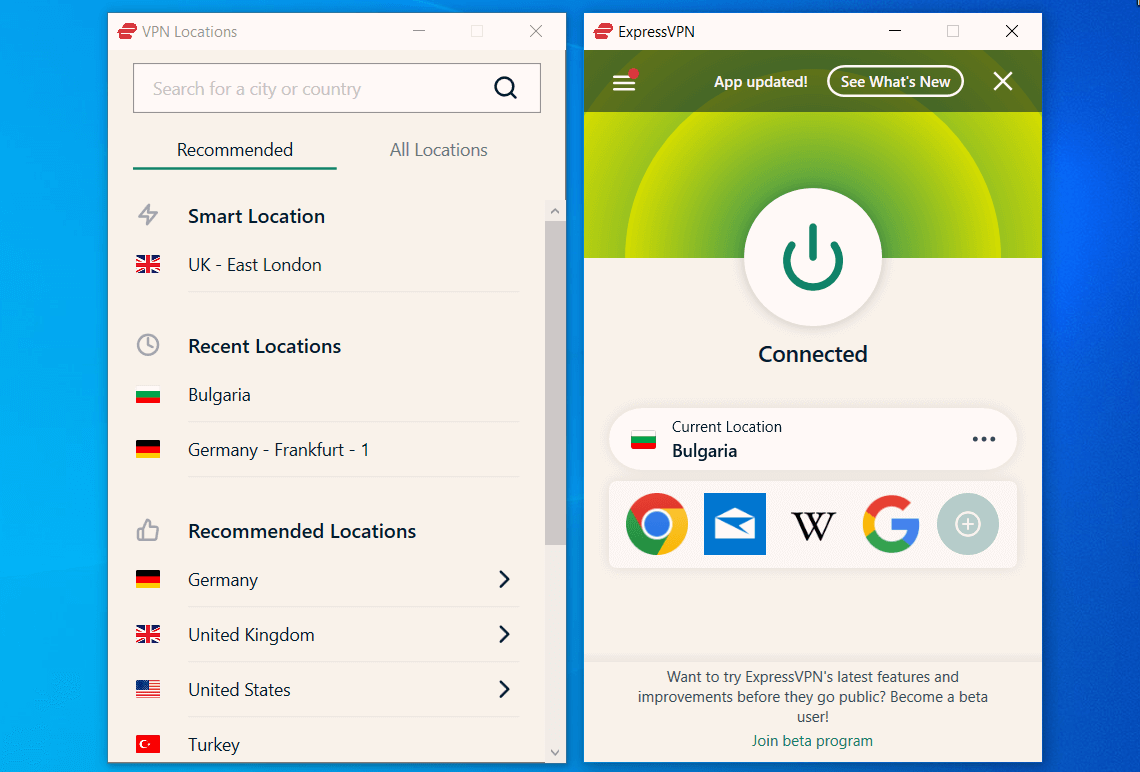 expressvpn-connected-to-bulgarian-server