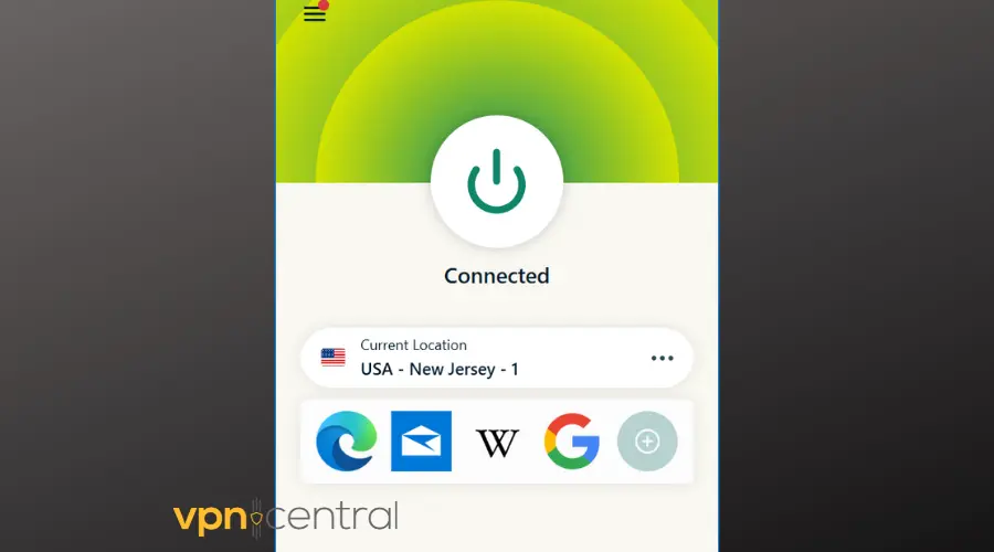 expressvpn connected to us new jersey server