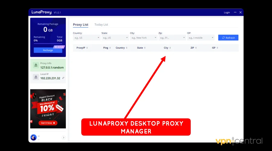 lunaproxy desktop proxy manager