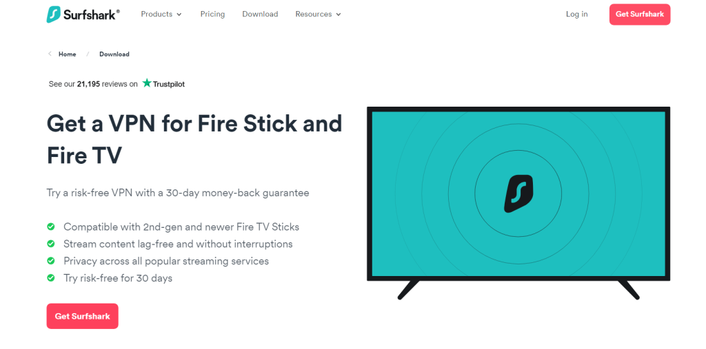 surfshark app for fire stick and fire tv