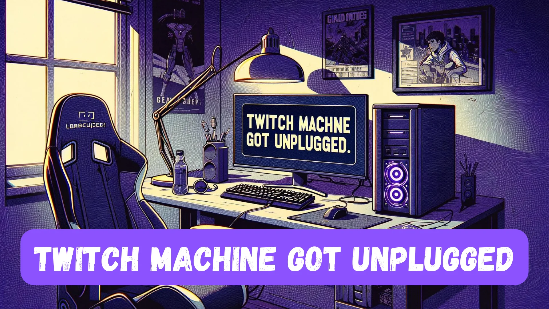 Twitch machine got unplugged
