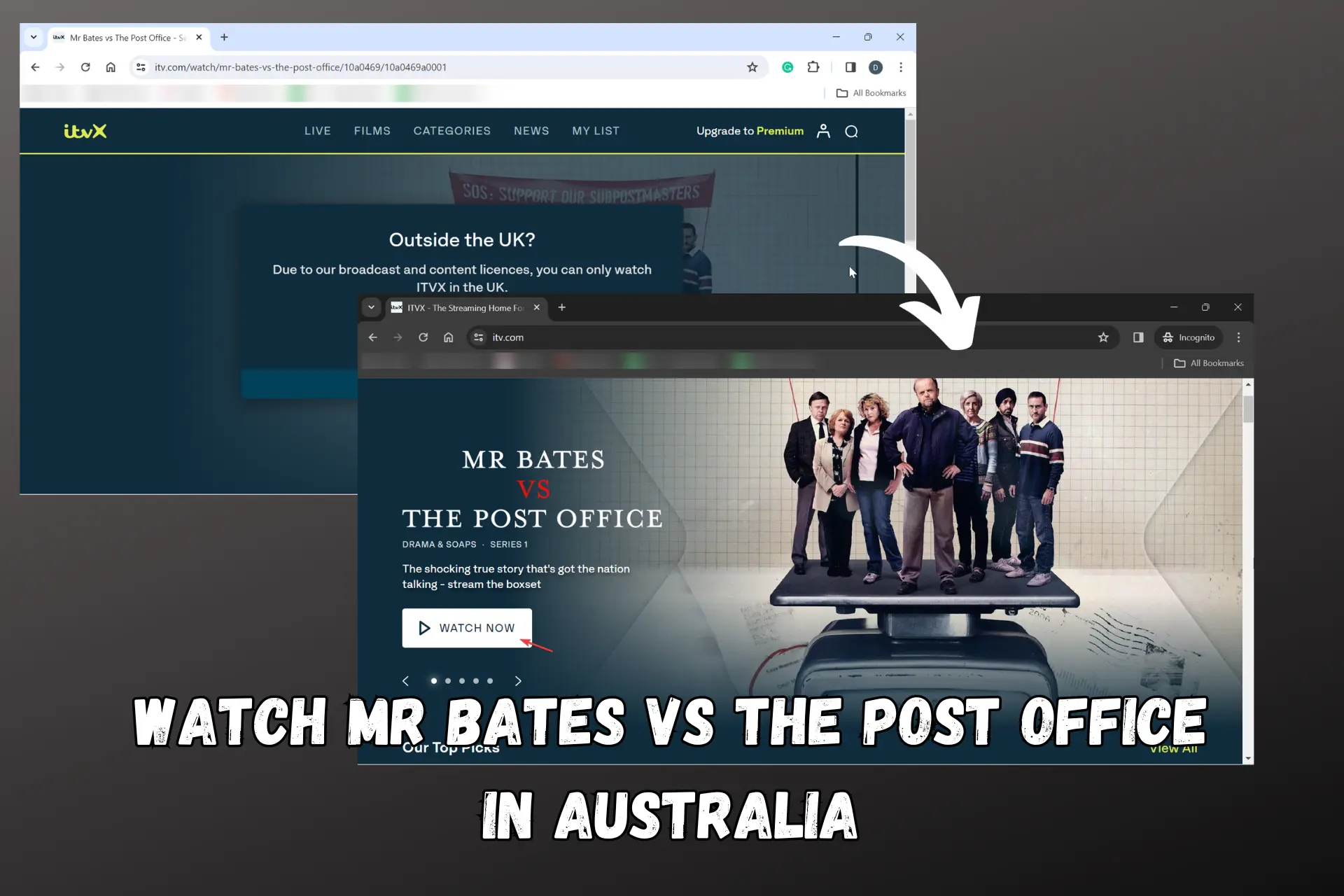 WATCH MR BATES VS THE POST OFFICE IN AUSTRALIA