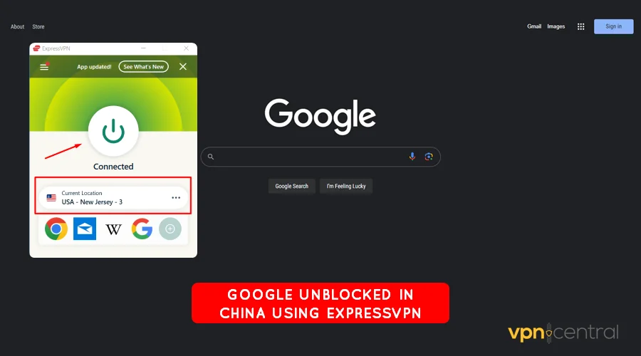 google unblocked in china using expressvpn