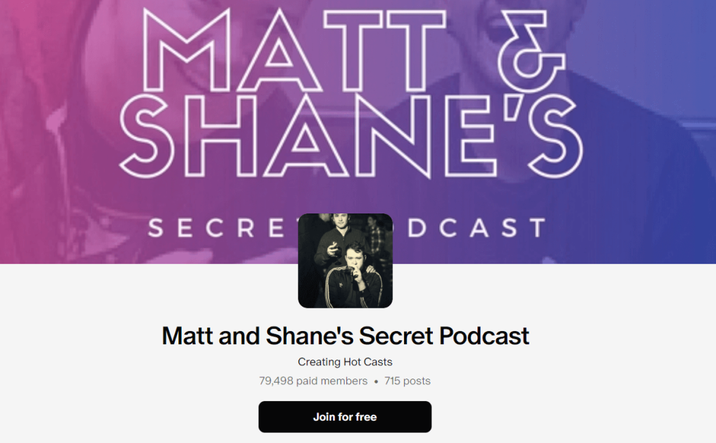 Matt and Shane's Secret Podcast